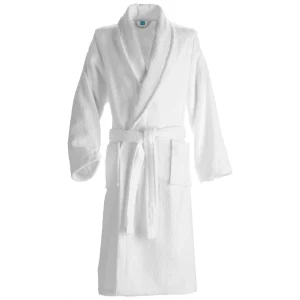 Bademantel mit b_smart Logo (gestickt) Schalkragen