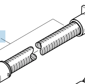 Saugschlauch 2.2m zu Cleanfix S10 plus