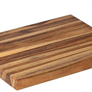 grosses Holzschneidebrett für Frühstücksbuffet