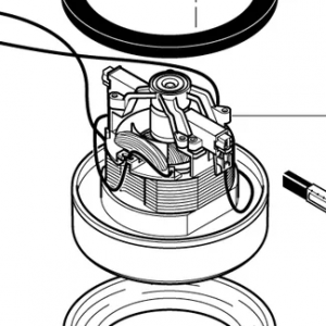 Cleanfix - Saugmotor 220-240V 50Hz 850W