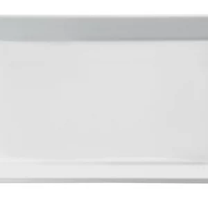 GN 1/2 Buffetplatte Melanin weiss 32.5x26.5xH2cm