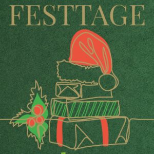 Postkarte Frohe Festtage; 100 Stück