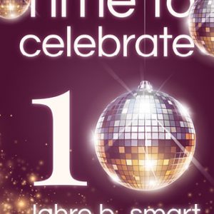 Postkarte "10 Jahre"; 100 Stück