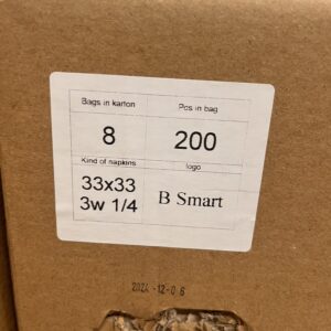 Servietten Karton à 8 Beutel (nur Kartonweise, gratis abzugeben)